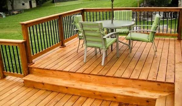 deck de madeira